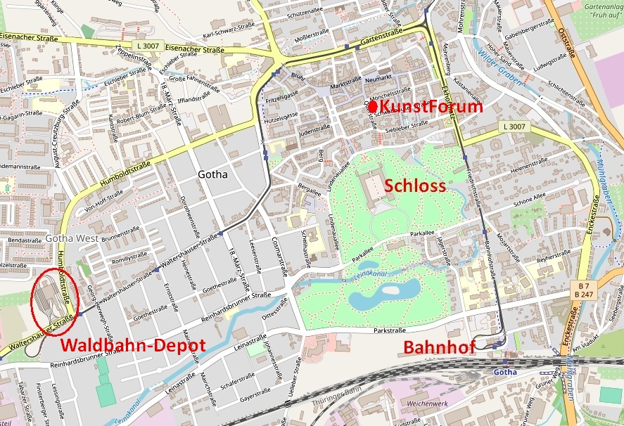 Stadtplan Gotha